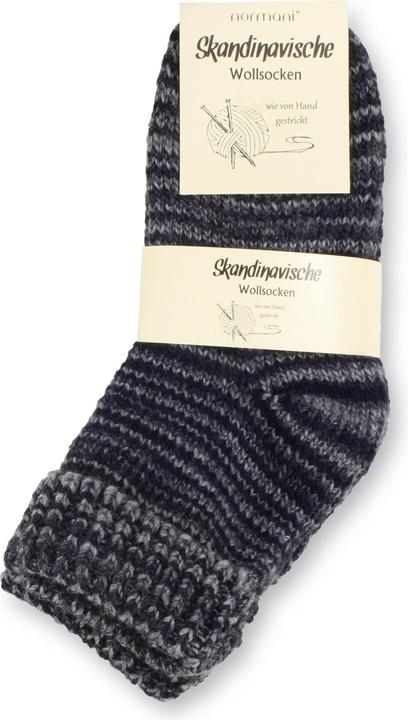 Image du produit Normani 2 paires de chaussettes en laine scandinaves avec revers (lot de 2, 39 - 42)
