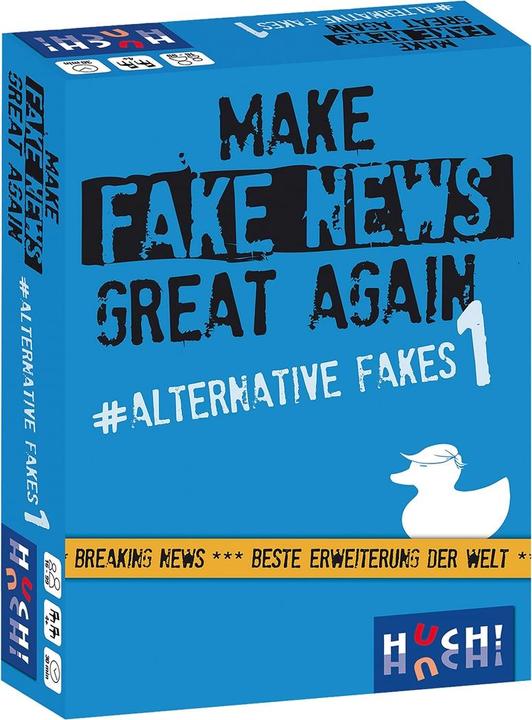 Actual product image 882165 - Alternative Fakes 1: Make Fake News Great Again, 4+ players, ages 16+ (DE extension) (German)
