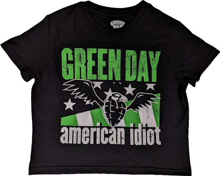Green Day American Idiot Kurzes Top (L)