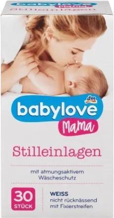 Actual product image dm babylove Mommy nursing pads white (30 x)