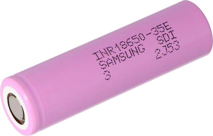 Actual product image Samsung INR18650-35E (1 pcs., 18650, 3500 mAh)