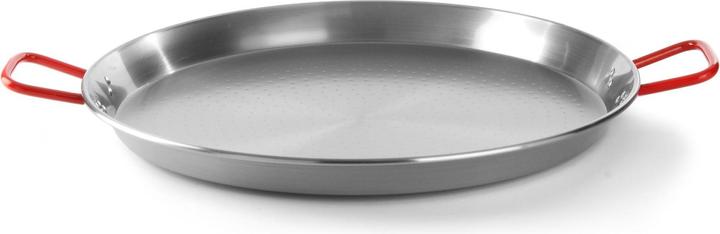 Immagine prodotto Hendi Padella per paella piatta in acciaio 600x40 mm (60 cm, Padella per paella, Acciaio)