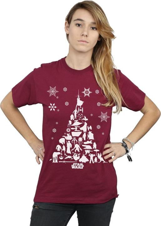 Immagine prodotto Star Wars Christmas Tree Maglietta Ampia Donna (L)