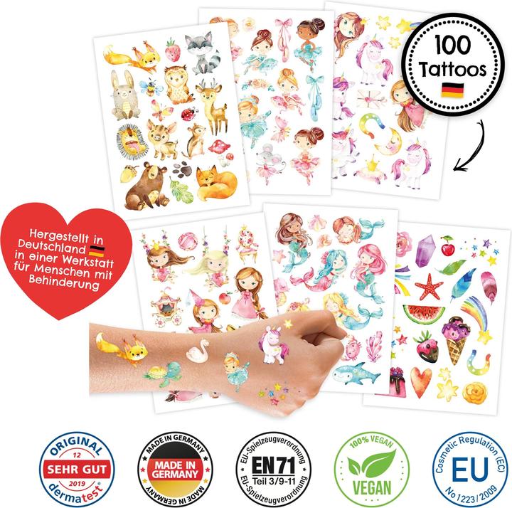 Actual product image Papierdrachen Kids Tattoos