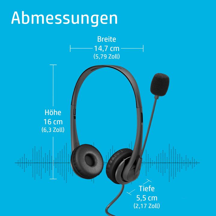 Produktbild HP G2 Headset On-Ear (Kabelgebunden, USB-A)