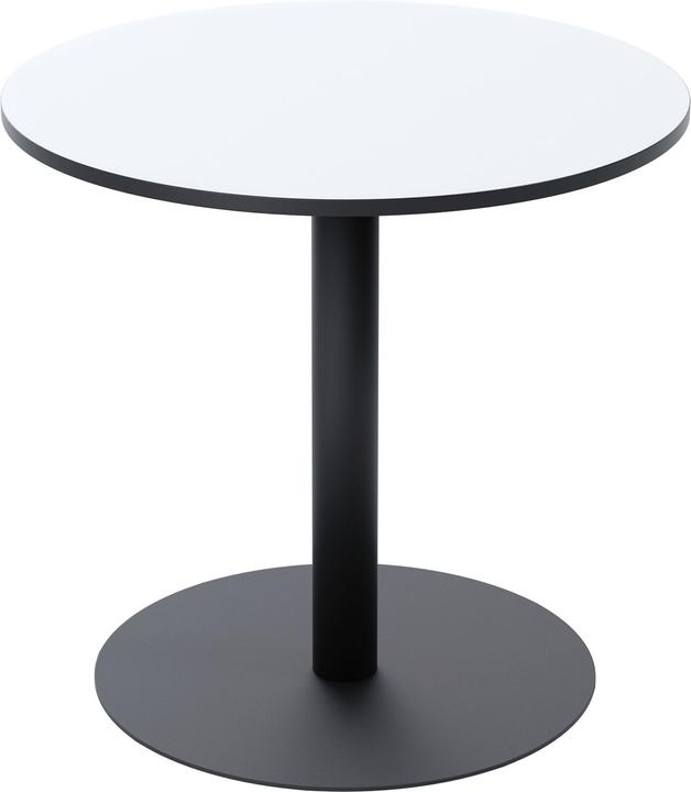 Paperflow MEZZO Bistro table wood white 80.0 x 80.0 x 75.0 cm (80 x 80 x 75 cm)