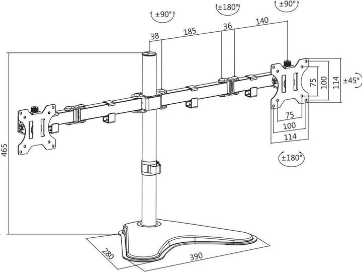 Produktbild LogiLink Tischhalterung (Tisch, 32")