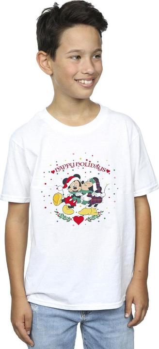 Immagine prodotto Disney Mickey Mouse Mickey Minnie Christmas Maglietta Ragazzi (152, 158)