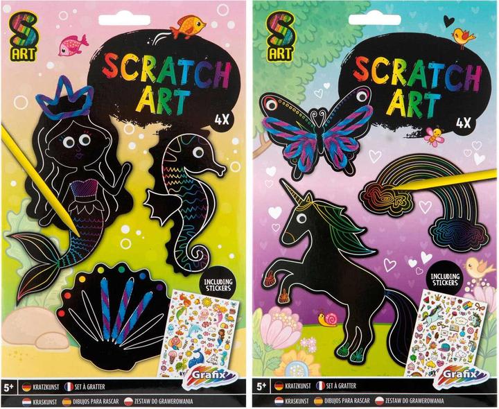 Image du produit Grafix Créez votre propre Scratch Art Girl