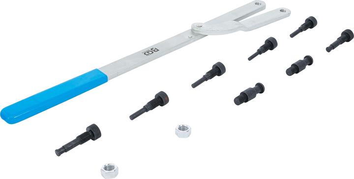 Image du produit BGS Outil de blocage de poulies avec tenons échangeables