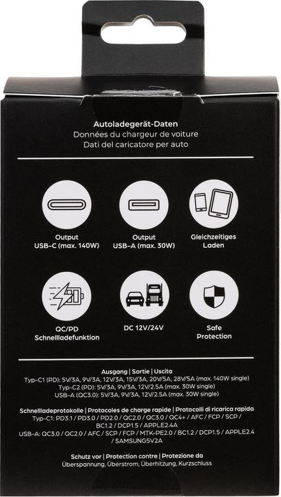 Image du produit Onit Autoladegerät Trial 165 W PD, Stromanschluss Seite A
