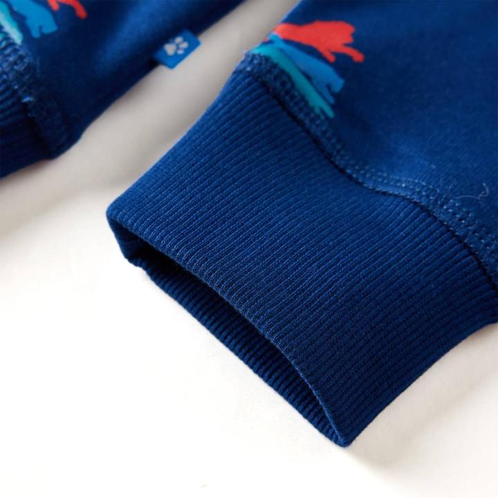 Immagine prodotto VidaXL Felpa da bambino blu scuro 128,Materiale: 92% cotone. 8 (128)
