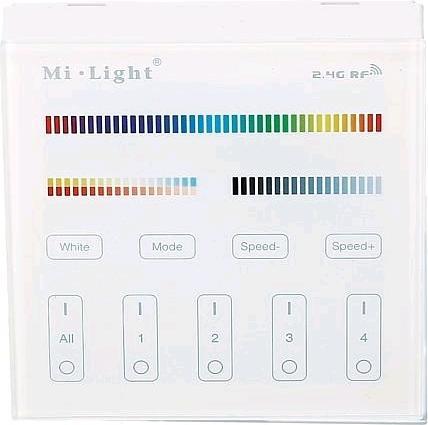Actual product image Milight Smartpanel RGB+KW/WW Wall surface-mounted AP