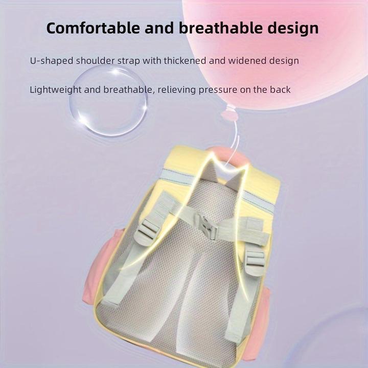 Actual product image Only-Bags.Store Charming children's backpack: lightweight, adjustable and hand-washable - perfect for children aged