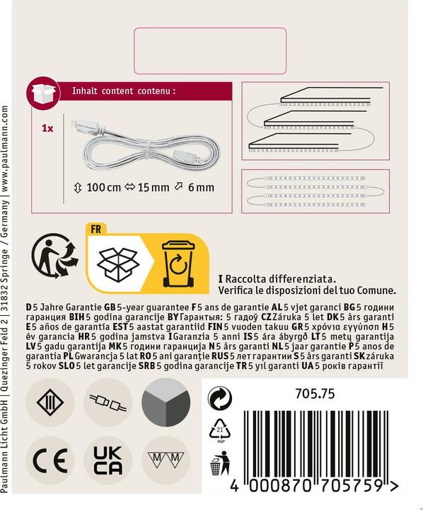 Actual product image Paulmann MaxLED Connector