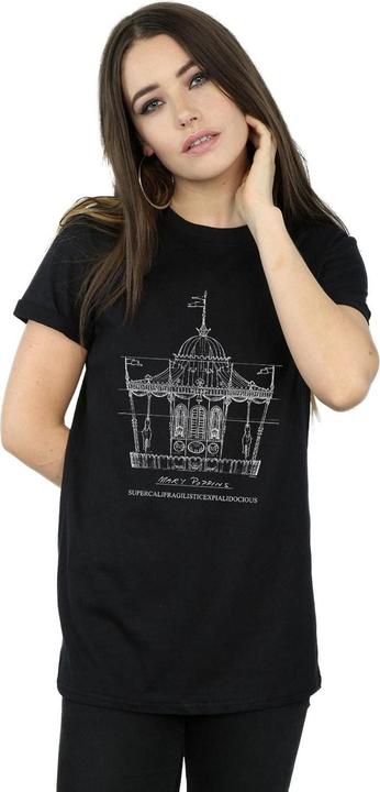 Produktbild Disney Mary Poppins Carousel Sketch TShirt (L)
