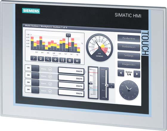 Actual product image Siemens SIMATIC HMI TP900 Comfort 9"