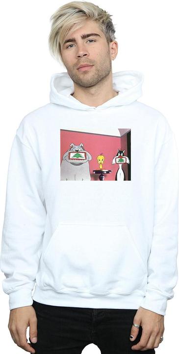 Image du produit Looney Tunes - Sweat à capuche CHRISTMAS POSTCARD - Homme (XL)