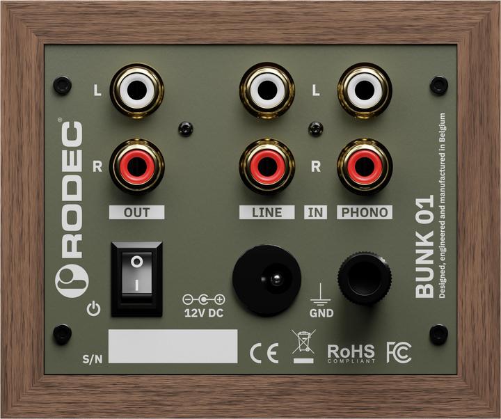 Produktbild Rodec BUNK 01 WALNUT / GREEN (Studio- und Livemixer)