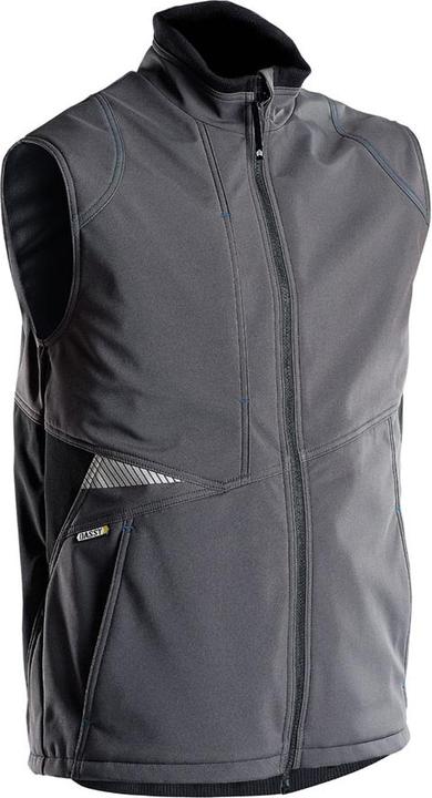 Actual product image Dassy Fusion softshell waistcoat anthracite grey/black size L (L)