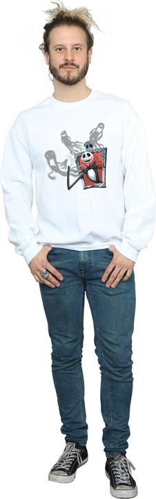 Actual product image Disney Mens Nightmare Before Christmas Ghosts Of Jack Sweatshirt (XL)