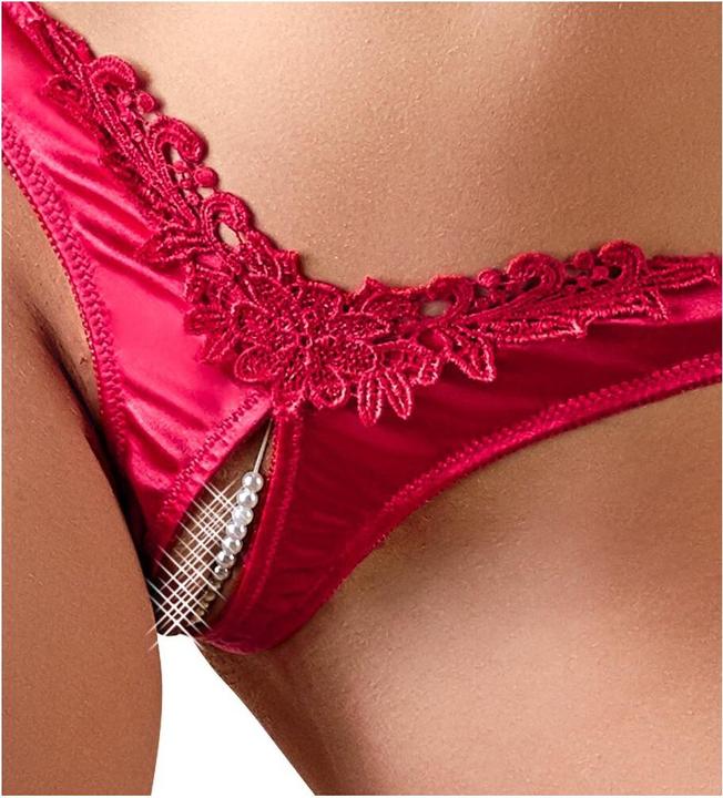 Actual product image Cottelli Collection String Ouvert Pearls (M)