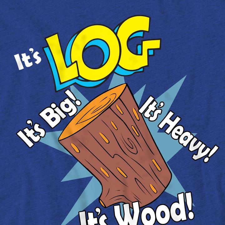 Actual product image Ren & Stimpy Unisex Adult It's Log T-Shirt (XL)