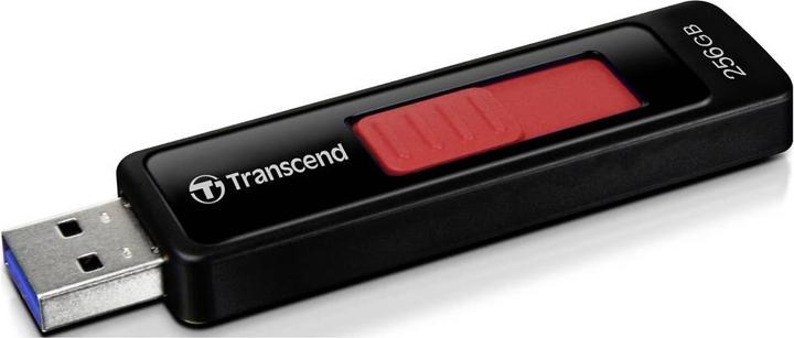 Image du produit Transcend Clé USB 256GB JetFlash USB3.1,Pen Drive,Capless,black (256 Go, USB 3.2)