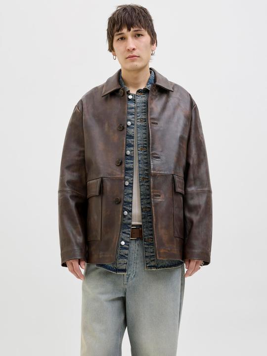Actual product image Jack & Jones Leather jacket Leather jacket (XL)