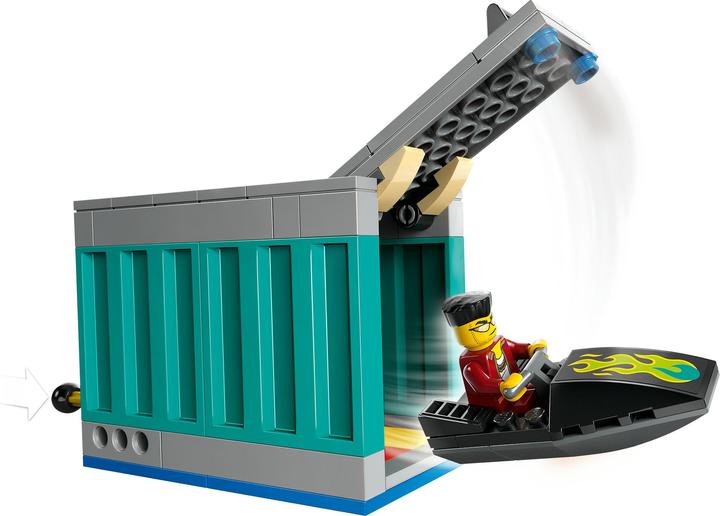Actual product image LEGO Police Speedboat and Crooks' Hideout (60417, LEGO City)