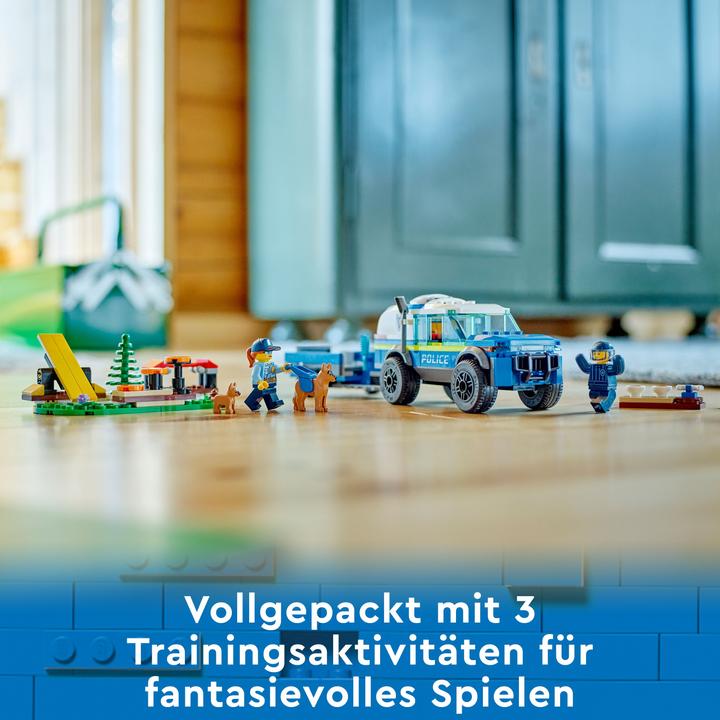 Immagine prodotto LEGO Addestramento mobile per cani poliziotto (60369, LEGO City)