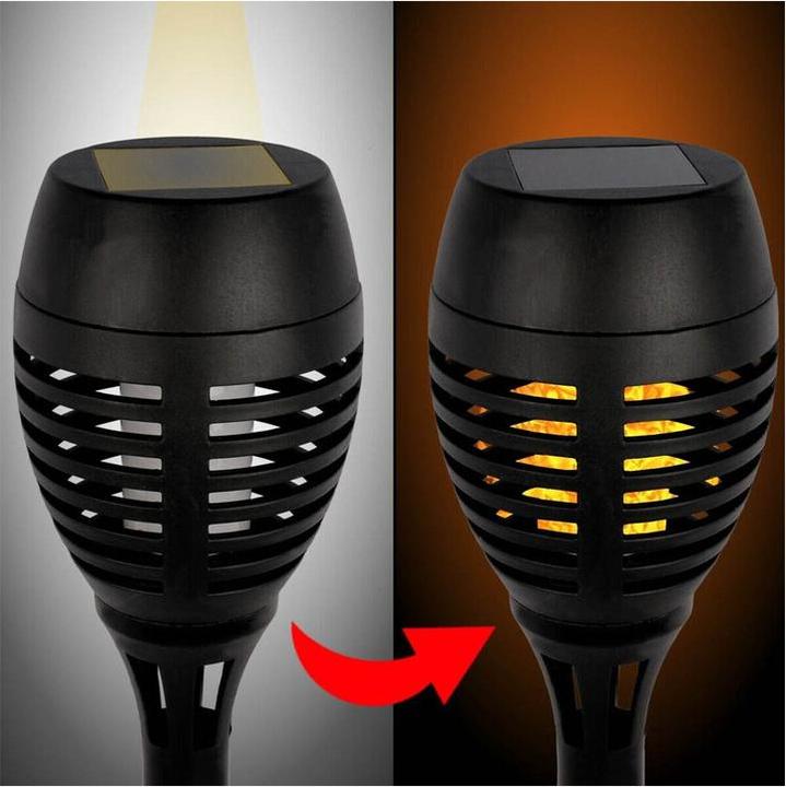 Image du produit Grundig Lampe solaire à effet de flamme LED