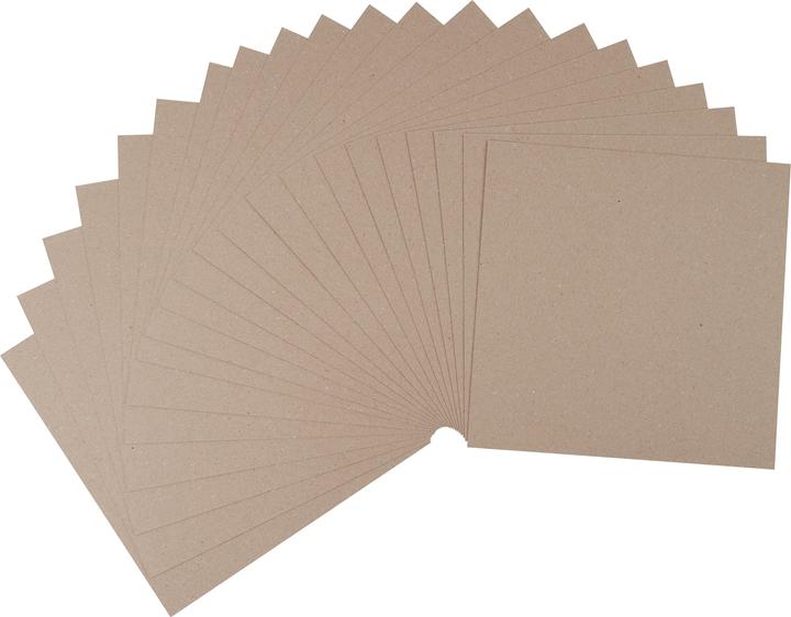 Actual product image Craft UK Limited Kraft cardboard 30.5 x 30.5 cm, 280 g/m², 20 sheets (280 g/m², 20 x)