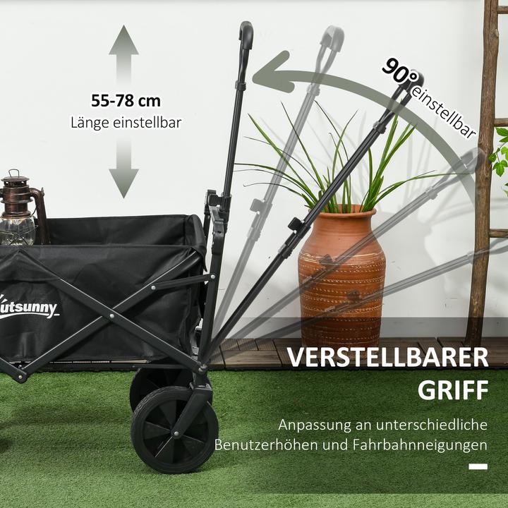 Produktbild Outsunny Bollerwagen mit Sonnendach