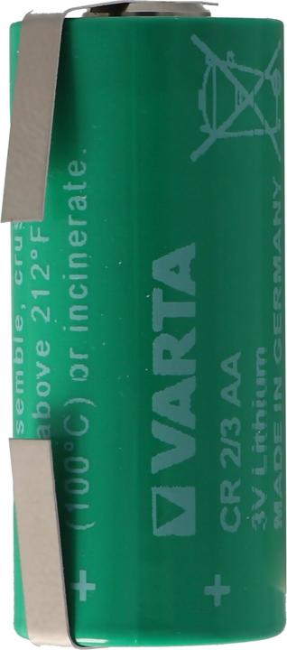 Produktbild Varta Batterie CR2/3AA, 6237 mit Lötfahne U-Form, 6237301301 (1 Stk., 2/3 AA, 1350 mAh)