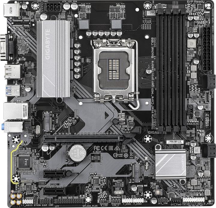 Actual product image Gigabyte B760M D3HP (LGA 1700, Intel B760, mATX)