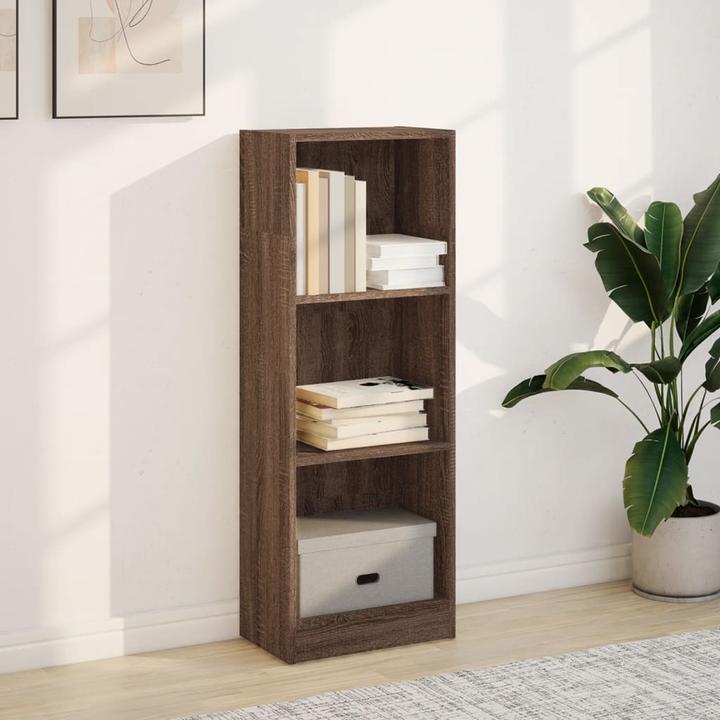Immagine prodotto VidaXL Bücherregal Bücherschrank Standregal Büroregal Braun Eichen-Optik (40 x 24 x 109 cm)