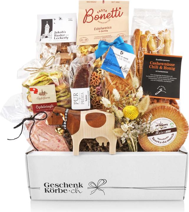 Actual product image Geschenkkörbe CH Typically Swiss" gift basket