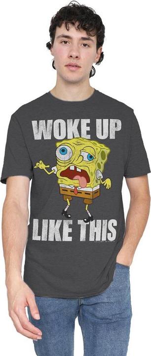 Image du produit Spongebob Squarepants - T-shirt WOKE UP LIKE THIS MEME - Adulte (XL)