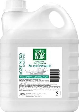 Biały Jeleń White Jeleń White Jeleń Daily care Moisturizing shower gel with goat's milk 2L - supplement (2000 ml)