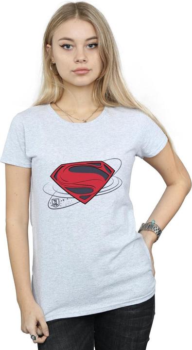 Immagine prodotto Justice League Movie Superman Logo Maglietta Donna (M)