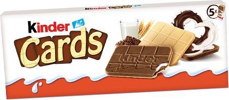 Immagine prodotto Kinder Cards (128 g)