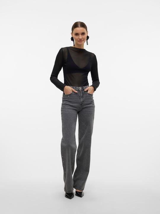 Image du produit Vero Moda VMTESSA Hohe Taille Weiter Beinschnitt Jeans Weit geschnitten (W29/L32)