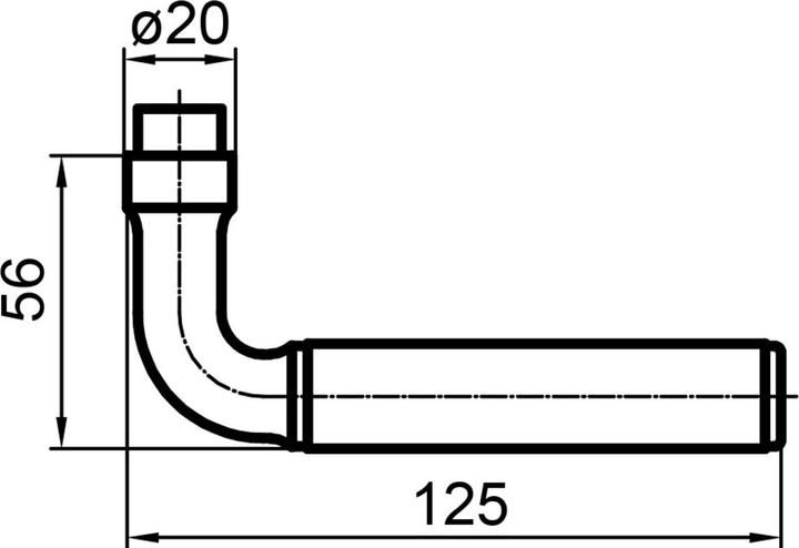 Produktbild Glutz Türdrücker 5067 Prestige Basel (Türgriff)