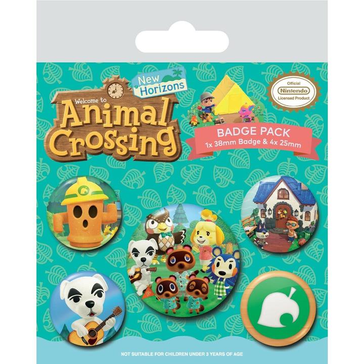 Immagine prodotto Animal Crossing Set di spilli in metallo da 5 pezzi