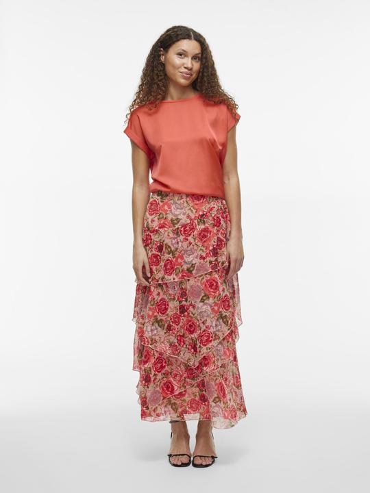 Actual product image Vila Round neckline top with short sleeves (34)