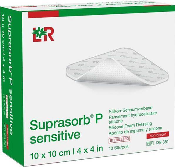 Suprasorb P sensitive non-border 10x10cm (10 x)