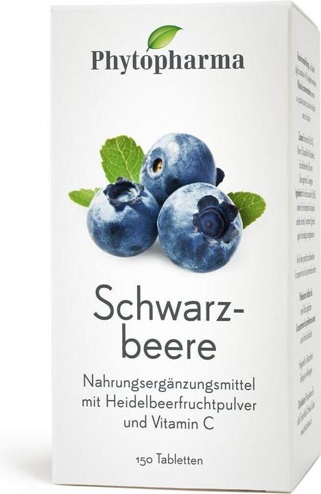 Phytopharma Schwarzbeere Tabletten (1 Stück, Tabletten, 110 g)