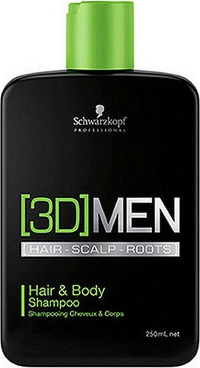Produktbild Schwarzkopf Professional 3D Men Hair & Body Shampoo (250 ml)