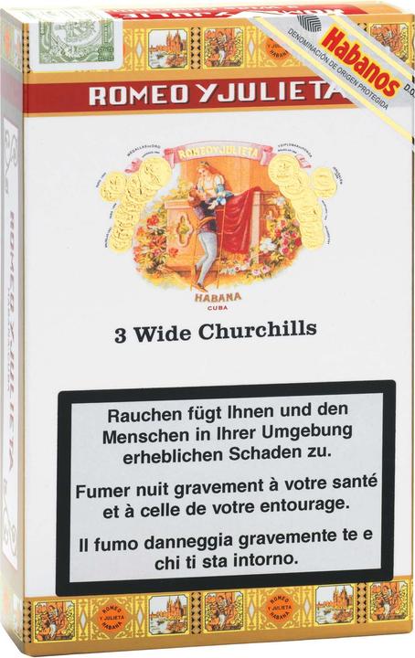 Produktbild Romeo y Julieta Wide Churchill Tubos (Robusto)